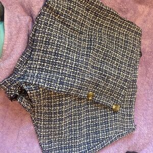 size small blue boho shorts